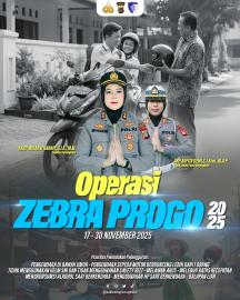 Polres Gunungkidul Gelar Operasi Zebra Progo 2025. Catat Tanggalnya !